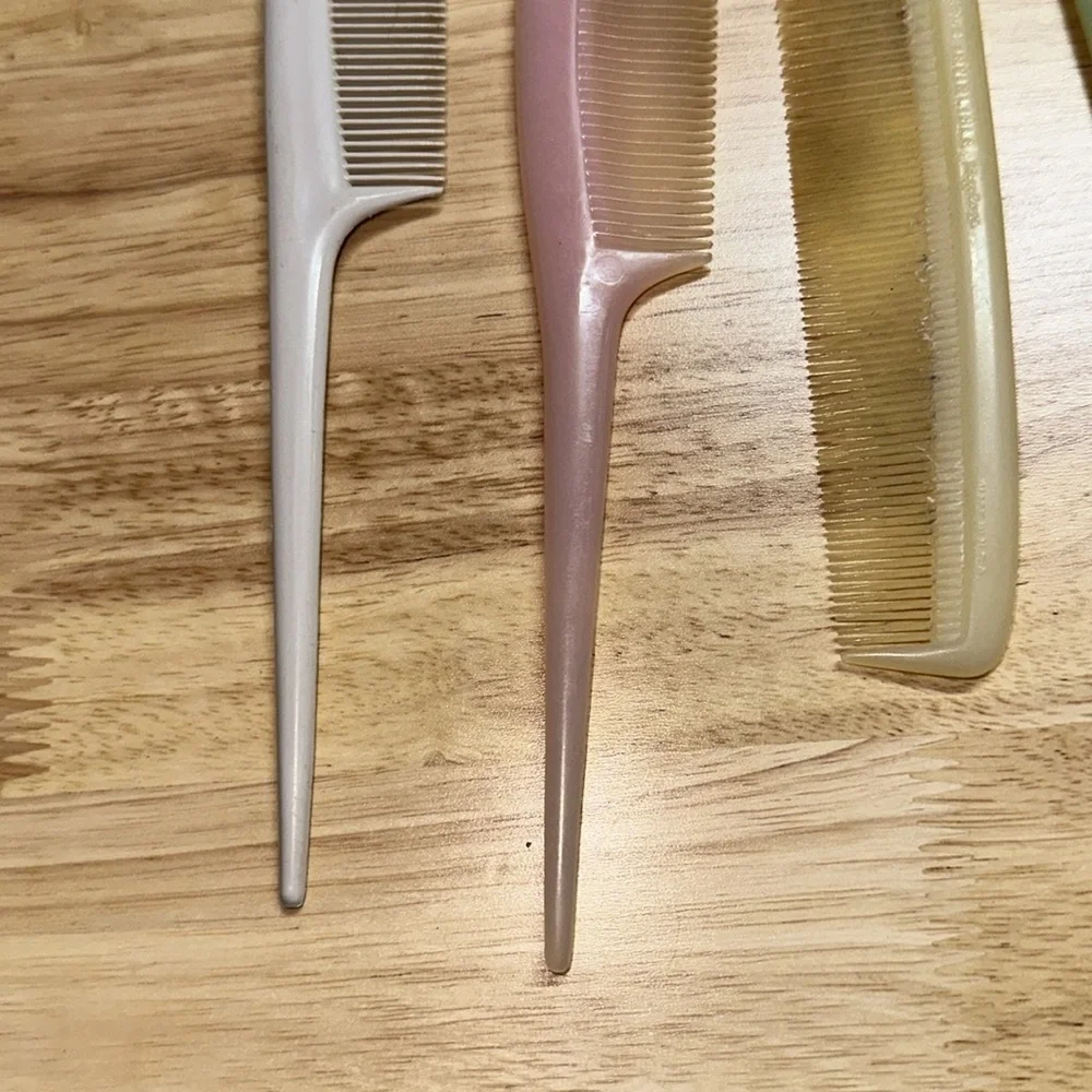 4 Vintage Combs‎ DuPont teasing rat tail